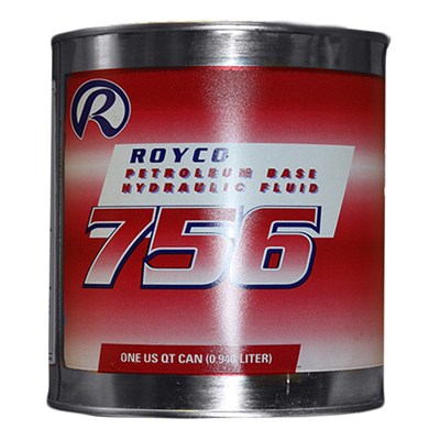 Royco 756 Hydraulic Fluid (OM-15) (H-515) 1USQ Can *MIL-PRF-5606H